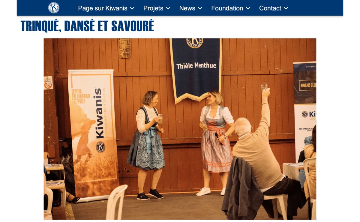 Magazine Kiwanis 120126 - Trinqué, dansé et savouré